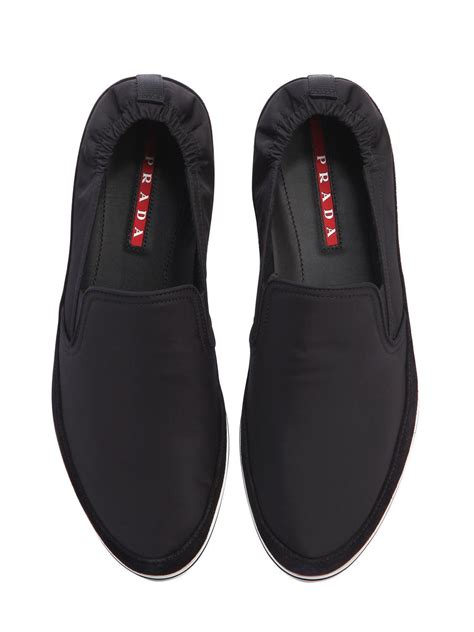 prada sneakers sale men's|prada men's slip on sneakers.